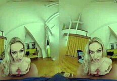 Fuck that blonde with huge boobs!