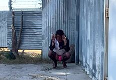 staci takes a piss in public outdoors