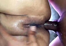 Indian wife endures intense anal pounding for her first time.