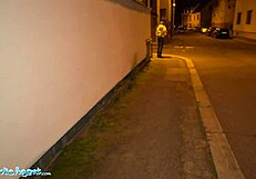 Lost Spanish babe Macarena Lewis fucked hard in public garage