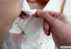 Maria McCray Deepthroats Oliver Davis Cock