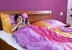 czech teen casey fingering her small tits during masturbation, wanna watch?