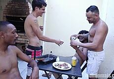 Gay Barbecue Features Big Cocks Bareback Fucking With Monster Cocks