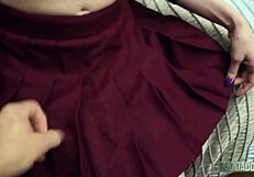 Punish that naughty pussy! Angel gets bent over for doggystyle blowjob in dirty roleplay!