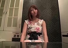 Japanese Babe Miku Chan’s First Homemade Blowjob and Cumshot