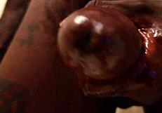 Tall Dark Chocolate Hallelujah Johnson Teases with New Sex Toy