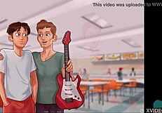 Redhead Neighbor's Big Tits Amaze in Summertime Saga 53!