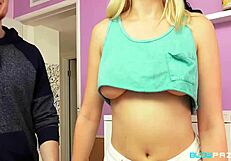 giselle palmer brings boyfriend jake jace to bedroom. she sucks him dry with saliva.