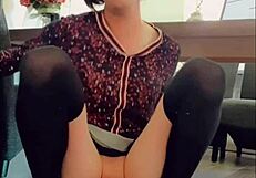 Annemieke Takes It Deep in Her Tight Ass with Loud Moaning and Sneakers On