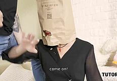 Tutor In Stockings Bent Over For Intense Doggystyle