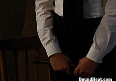 Maid Punished With Whip And Lesbian