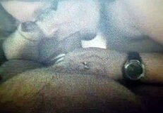 bbw wife receives a big facial