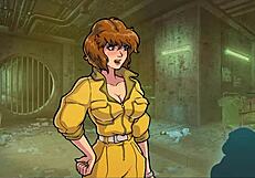 April's tits flash in anime channel