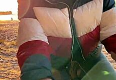 Couple's Risky Public Blowjob Adventure