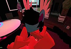 Roblox gameplay: Sexy and crazy nude scene with a slutty girl