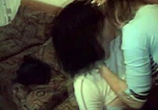 young couple enjoys intimate moments