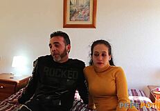 Young couple's wild street fantasy