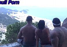 emo brazilian friends hike to copacabana for wild assfucking orgy