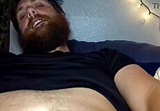 Secretly gay redneck friend cheats with intense close-up cum