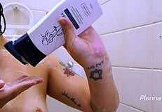 Bad mothers hot latina amateur giving shower intercourse