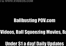 will i squeeze your balls hard?