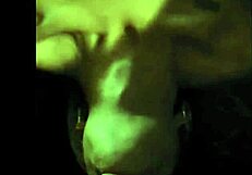 Tranny Performs Upside Down Deepthroat on Boyfriend's Cock