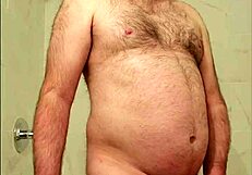 nude martin lavall�e masturbates ejaculates and eats his sperm