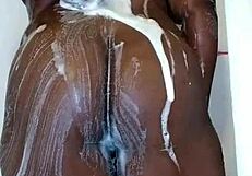 Young dark skin girl receives her pussy wet and horny in solo www and clips
