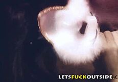 Lets fuck outside kitty lezley zen want her men milk