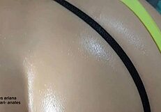 Ariana is an ebony beaut whom has a rather large derriere that received a good fucking from a big black cock during a raw scene