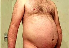 nude martin lavall�e masturbates ejaculates and eats his sperm