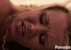 Jeanie Marie gets her bald pussy fucked hard with a facial