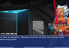 Star wars cosplay with alien girls.