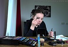 After a crazy night, Wendy Moon, fix that face makeup, will ya?