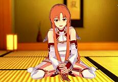 Asuna Commands Jerk Off With Pussy Play And Cum Countdown!