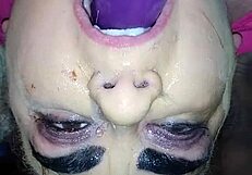 Ms TL Feels The Intense Pleasure Of Deepthroating A Dildo In This Emotional Scene