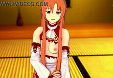 Asuna Commands Jerk Off With Pussy Play And Cum Countdown!