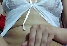 Latina Teen Alone At Home