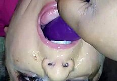 Ms TL Feels The Intense Pleasure Of Deepthroating A Dildo In This Emotional Scene