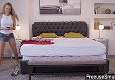 horny cupid prepares hot blonde for valentines day freeuse fantasy blowjob fucking hardcore