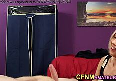 british amateur teen gives facial after blowjob and handjob