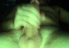 Guy masturbating his big cock for cumshot