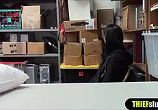 i got caught shoplifting and punished with rough fucking