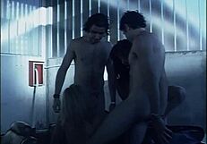 Slutty teen 18+ sucks cocks in hardcore orgy group