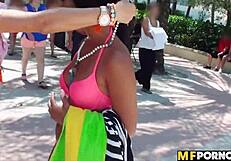 Intimate beach scene between two young people nursing a raw passion for each other