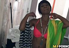 Intimate beach scene between two young people nursing a raw passion for each other