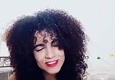 Amateur webcam girl teases with her sexy body and playful touches