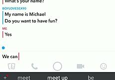 teen girl enjoys a lively online sex chat with fun vibes.