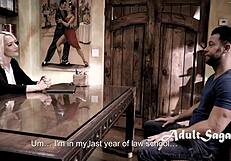 Kenna James Obsessively Fucks Client In Office With Rough Deepthroat