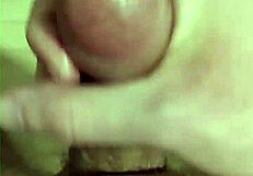 Young amateur masturbates solo in massage session